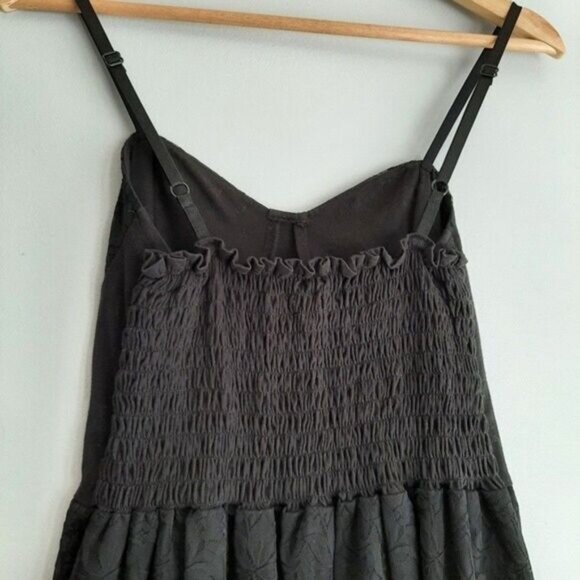 URBAN RENEWAL Vintage Fabric Floral Lace Mini Cami Dress Sz M - Picture 10 of 12